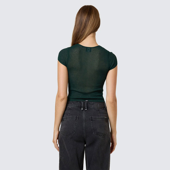 THRILLS Women's Dissolve My Mind Knit Top - Vista Green