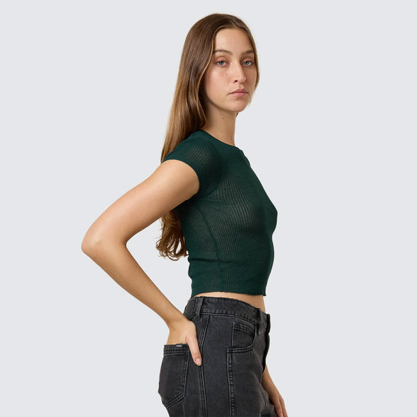 THRILLS Women's Dissolve My Mind Knit Top - Vista Green