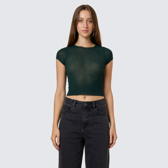 THRILLS Women's Dissolve My Mind Knit Top - Vista Green