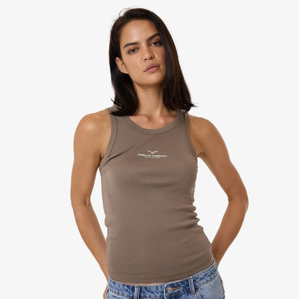 THRILLS Women's Emblem Of Strength Sloane Tank - Fungi