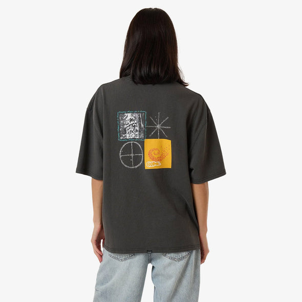 THRILLS Women's Everything Within Reason Oversized Tee - Merch Black