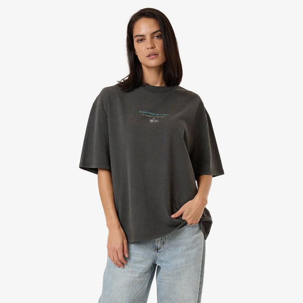 THRILLS Women's Everything Within Reason Oversized Tee - Merch Black