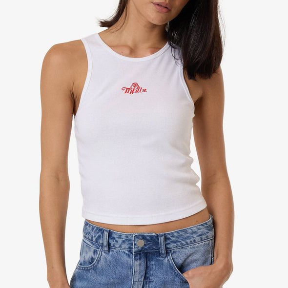 THRILLS Women's Growing Together Curve Tank - White