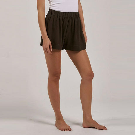 THRILLS Women's Hemp Mid Rise Shorts - Tarmac