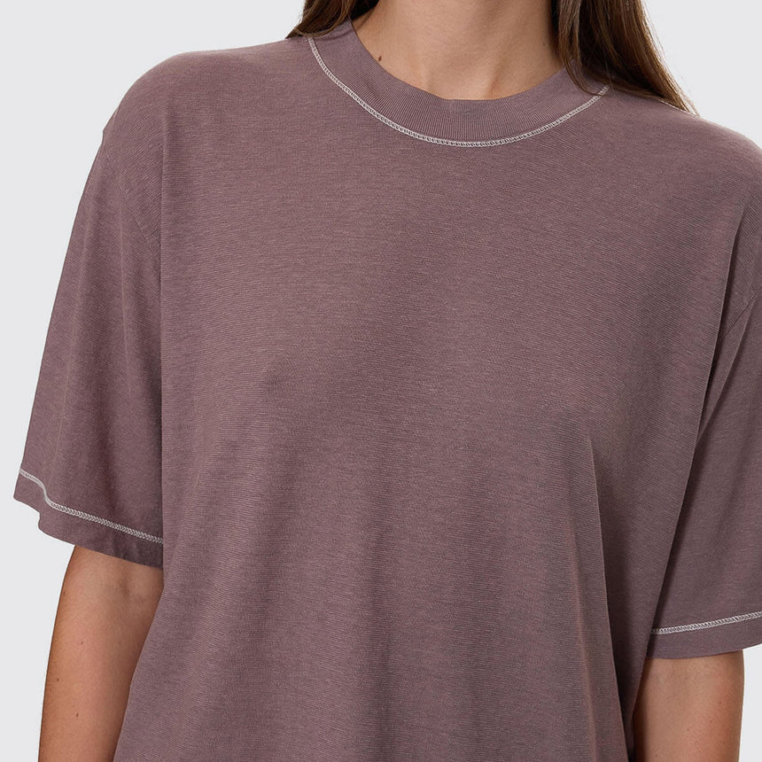 THRILLS Women's Hemp Square Tee - Shroom