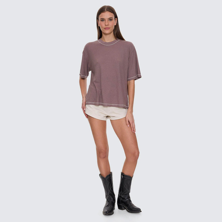 THRILLS Women's Hemp Square Tee - Shroom