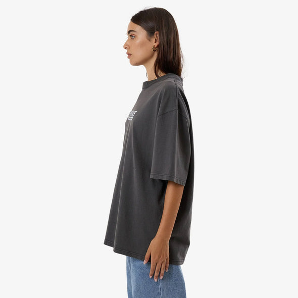 THRILLS Women's High Shine Oversized Tee - Merch Black