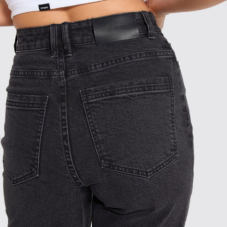 THRILLS Women's Holly High Rise Stretch Wide Jean - Aged Black