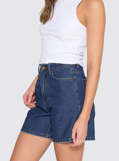 THRILLS Women's Koko High Rise Short - Rinsed Ink