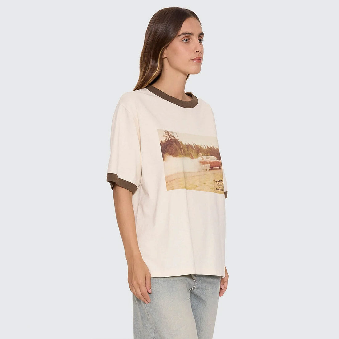 THRILLS Women's Last Stop Box Fit Tee - Heritage White