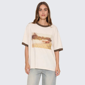 THRILLS Women's Last Stop Box Fit Tee - Heritage White