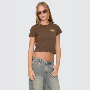 THRILLS Women's Last Stop Mini Tee - Cocoa