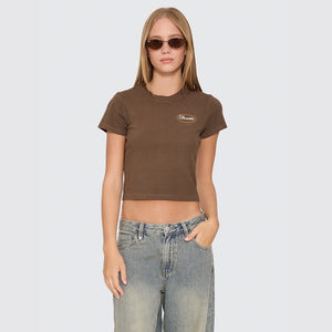 THRILLS Women's Last Stop Mini Tee - Cocoa
