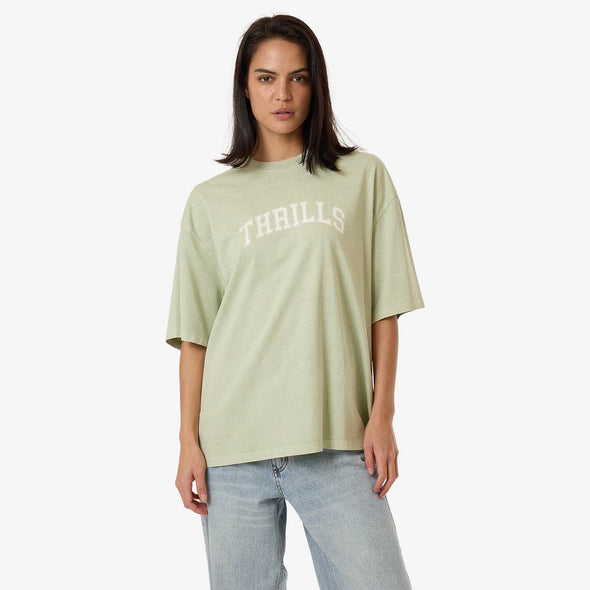 THRILLS Women's Line Up Oversized Tee - Mist Green