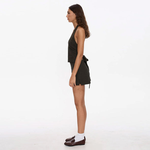 THRILLS Women's Lost Control Halter Top - Tarmac