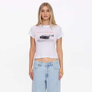 THRILLS Women's Metal & Dust Boy Tee - White