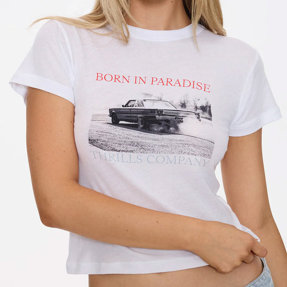 THRILLS Women's Metal & Dust Boy Tee - White