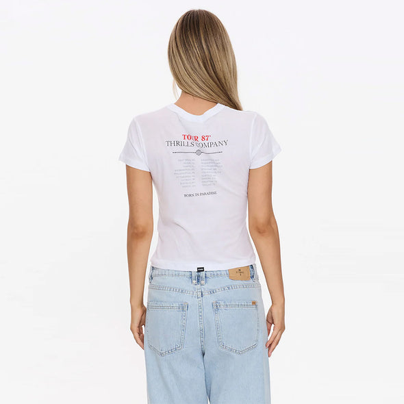 THRILLS Women's Metal & Dust Boy Tee - White