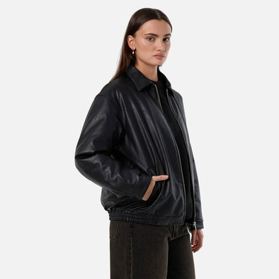 THRILLS Women's Miles Leather Jacket - Black