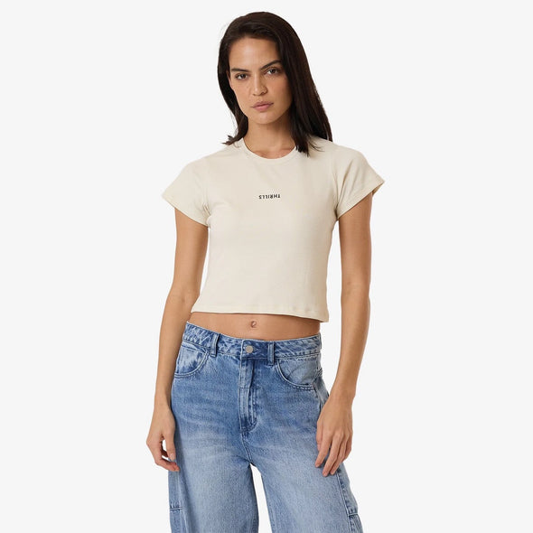 THRILLS Women's Minimal Thrills Mini Tee - Heritage White