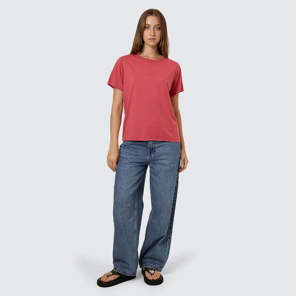 THRILLS Women's Minimal Thrills Mini Tee - Redwood