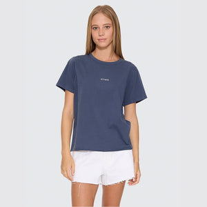 THRILLS Women's Minimal Thrills Relaxed Tee - Heritage Navy