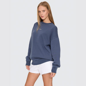 THRILLS Women's Minimal Thrills Slouch Crew - Heritage Navy