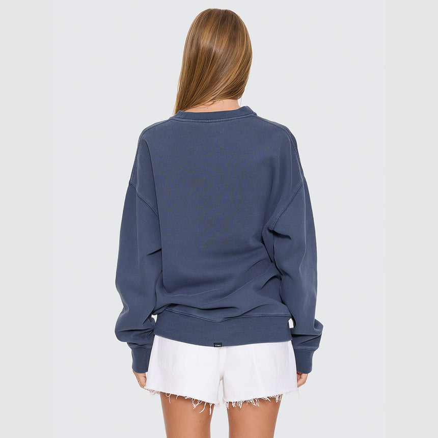 THRILLS Women's Minimal Thrills Slouch Crew - Heritage Navy