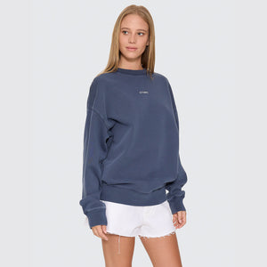 THRILLS Women's Minimal Thrills Slouch Crew - Heritage Navy