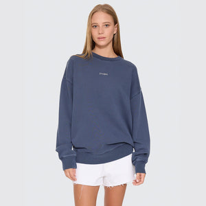 THRILLS Women's Minimal Thrills Slouch Crew - Heritage Navy