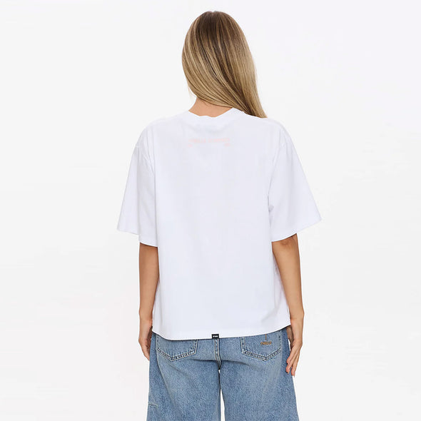 THRILLS Women's Nature Of Illusion Square Tee - White