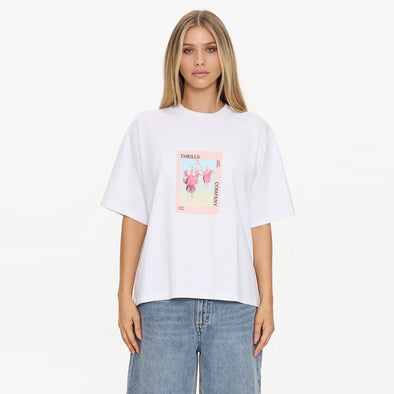 THRILLS Women's Nature Of Illusion Square Tee - White