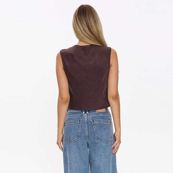 THRILLS Women's Nellie Top - Postal Brown