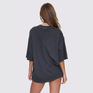 THRILLS Women's Neon Metal Oversized Tee - Merch Black