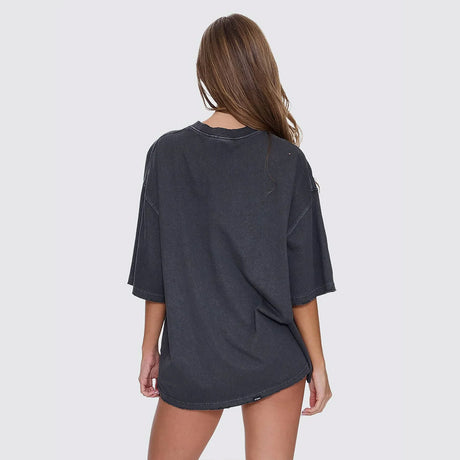 THRILLS Women's Neon Metal Oversized Tee - Merch Black