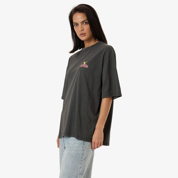 THRILLS Women's Never Stop Oversized Tee - Merch Black