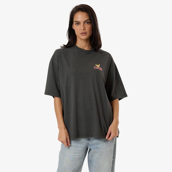 THRILLS Women's Never Stop Oversized Tee - Merch Black