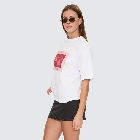 THRILLS Women's Nightbloom Square Tee - White