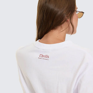 THRILLS Women's Nightbloom Square Tee - White