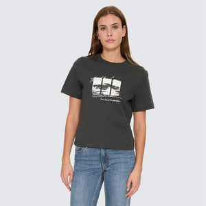 THRILLS Women's Nowhere Fast Essential Tee - Carbon
