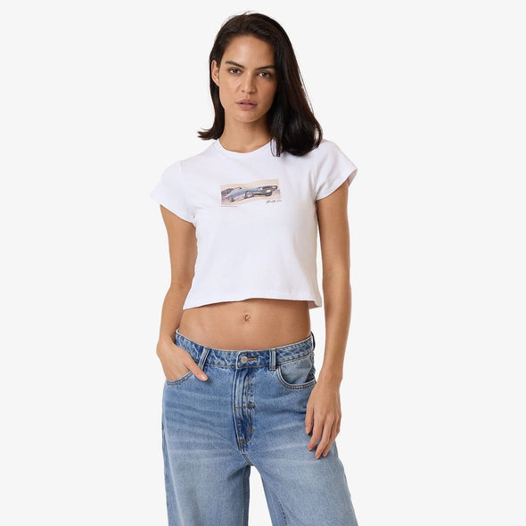 THRILLS Women's Paradise Wheels Mini Tee - White