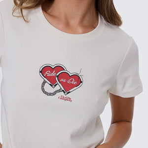 THRILLS Women's Ride Or Die Mini Tee - Heritage White