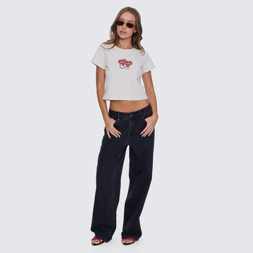 THRILLS Women's Ride Or Die Mini Tee - Heritage White