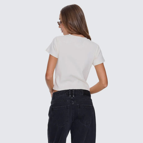 THRILLS Women's Ride Or Die Mini Tee - Heritage White