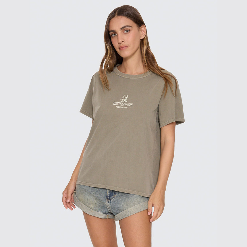 THRILLS Women's Risen Relaxed Tee - Olive