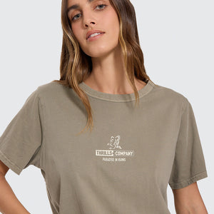 THRILLS Women's Risen Relaxed Tee - Olive