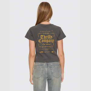 THRILLS Women's Seen & Heard Mini Tee - Merch Black
