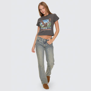 THRILLS Women's Seen & Heard Mini Tee - Merch Black