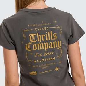 THRILLS Women's Seen & Heard Mini Tee - Merch Black
