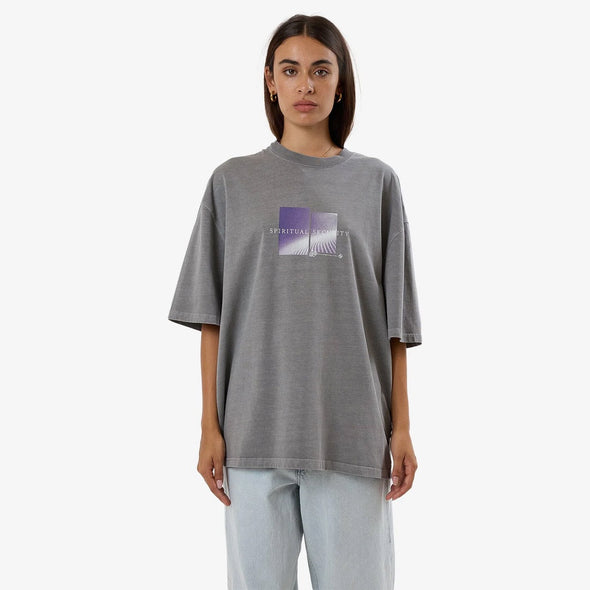 THRILLS Women's Shifting Sands Oversized Tee - Washed Grey